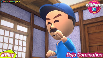 Wii Party U - Dojo Domination (Advanced Mode, Eng Sub ) Player Mario