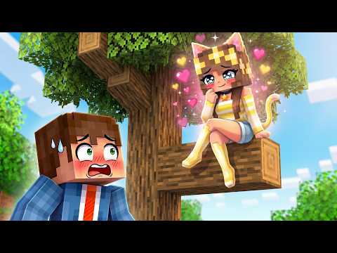 CAT GIRL FELL IN LOVE WITH ME! - Minecraft