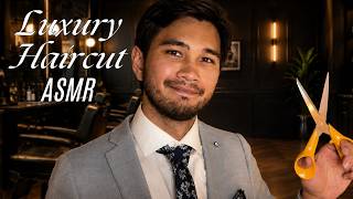 ASMR Premium Salon Experience | Realistic Haircut & Hair Wash 4K