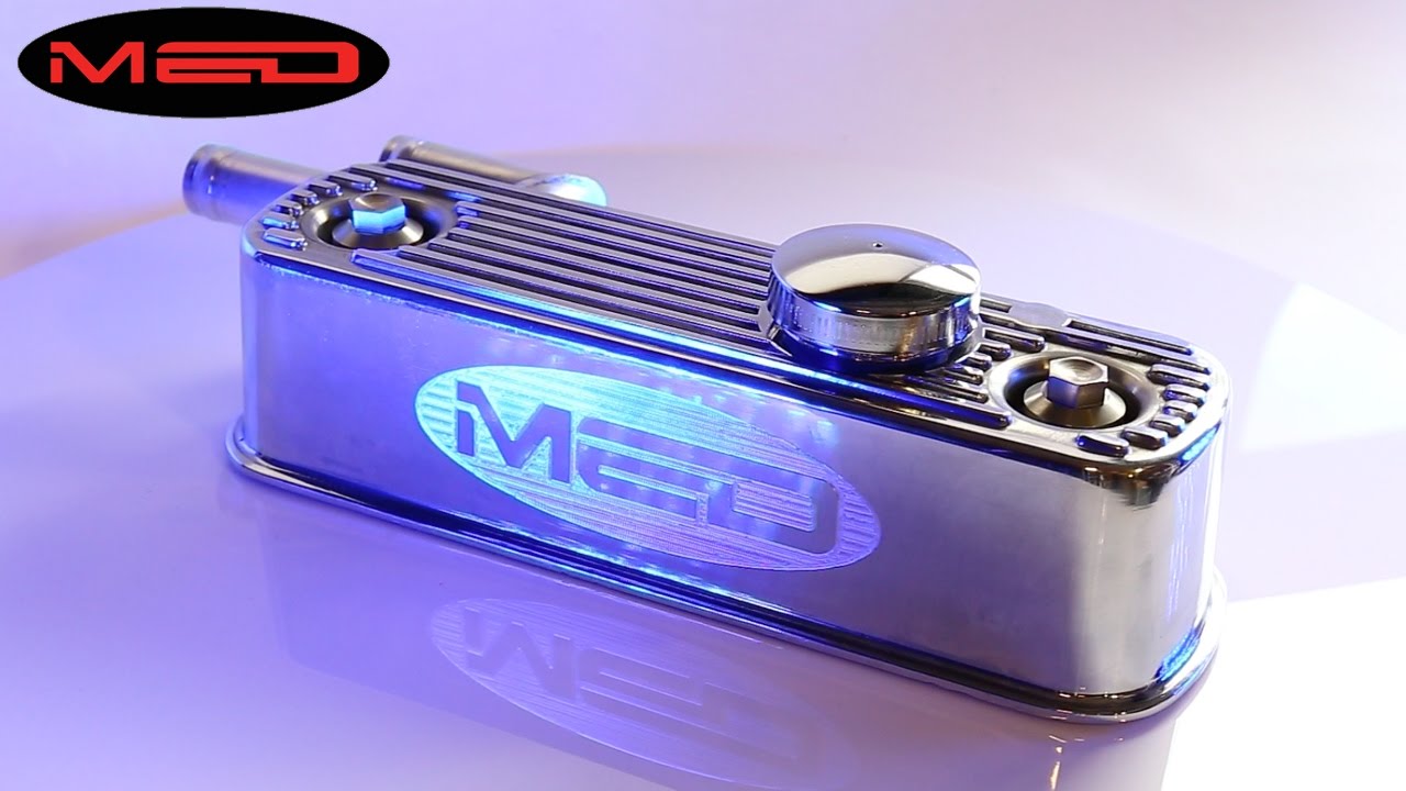 MED polished aluminium A-Series rocker cover - YouTube