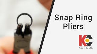 Snap Ring, Circlip, C-Clip, Retaining Ring Pliers - The Basics