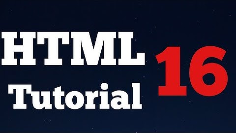 HTML tutorials for beginners -16- Drop-down list