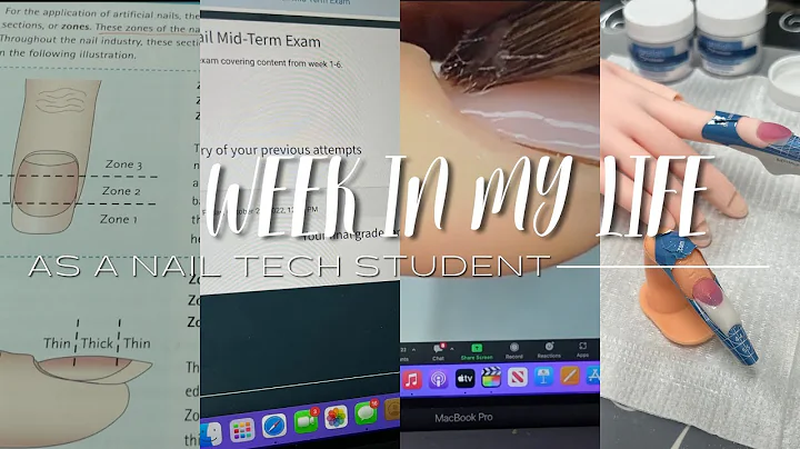 WEEK IN MY LIFE AS A NAIL STUDENT | Classes, New Techniques, Midterms, Unboxing Nail Kit & More!