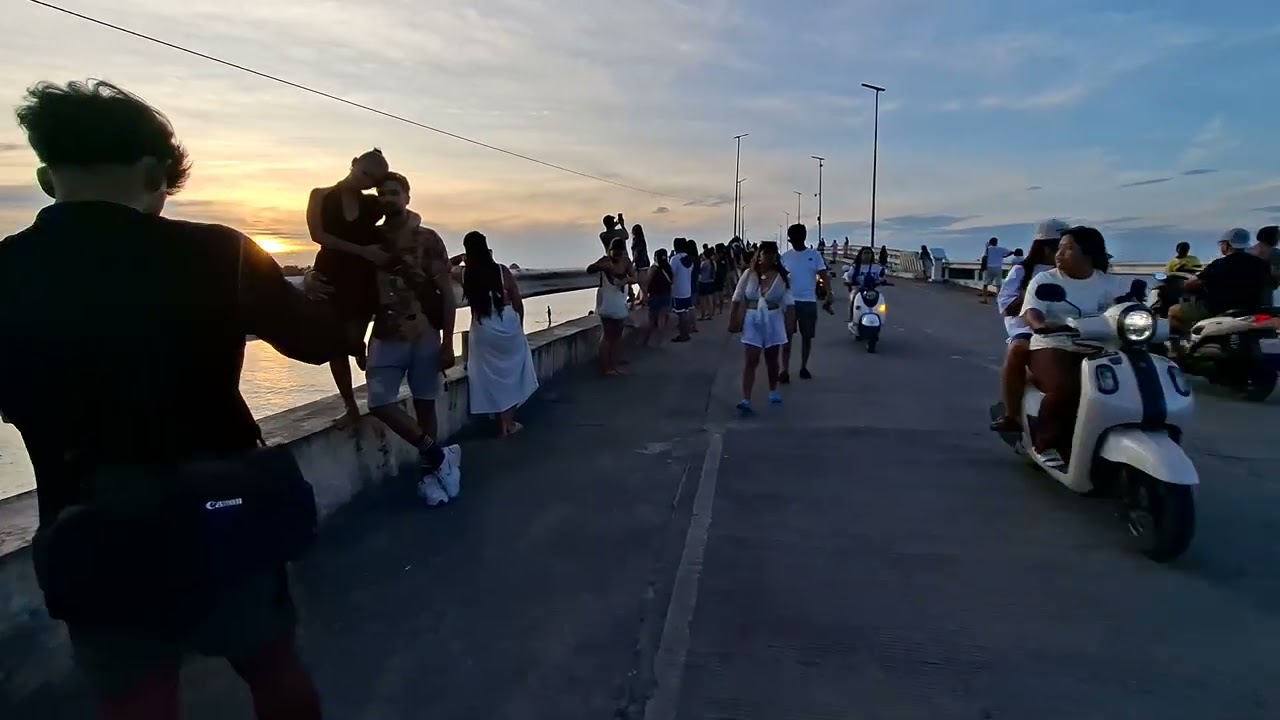 4K Walking Tour Afam Bridge | Siargao New Update & Sitting Areas Philippines