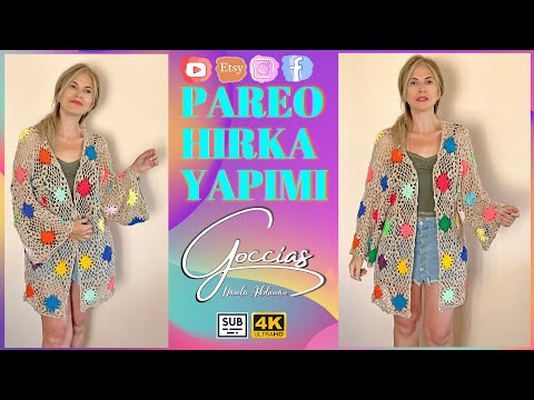 PAREO HIRKA YAPIMI - Pareo Crochet Cardigan - Subtitle -