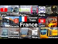 Transilien, RER, Metro, Tram, Tram Train, Funicular / Commuter train in FRANCE