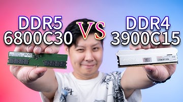 便宜的DDR5普条也能超上6800MHz？那游戏能打赢高频D4吗？【翼王】