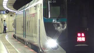 E257系2000番台+2500番台 特急湘南10号 新橋入線