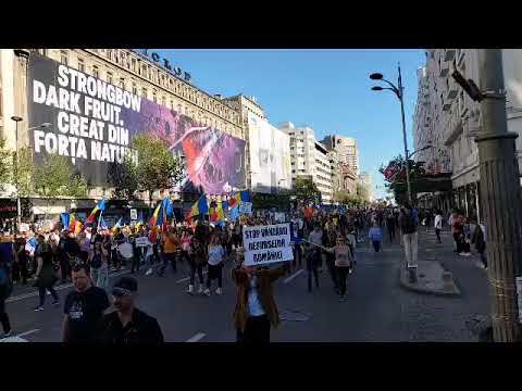 Protest AUR în București