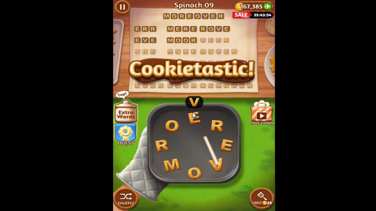 Word Cookies Spinach Level 9 Answers - YouTube