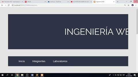 CREACIÓN DE PÁGINA WEB CON HEADER DINÁMICO