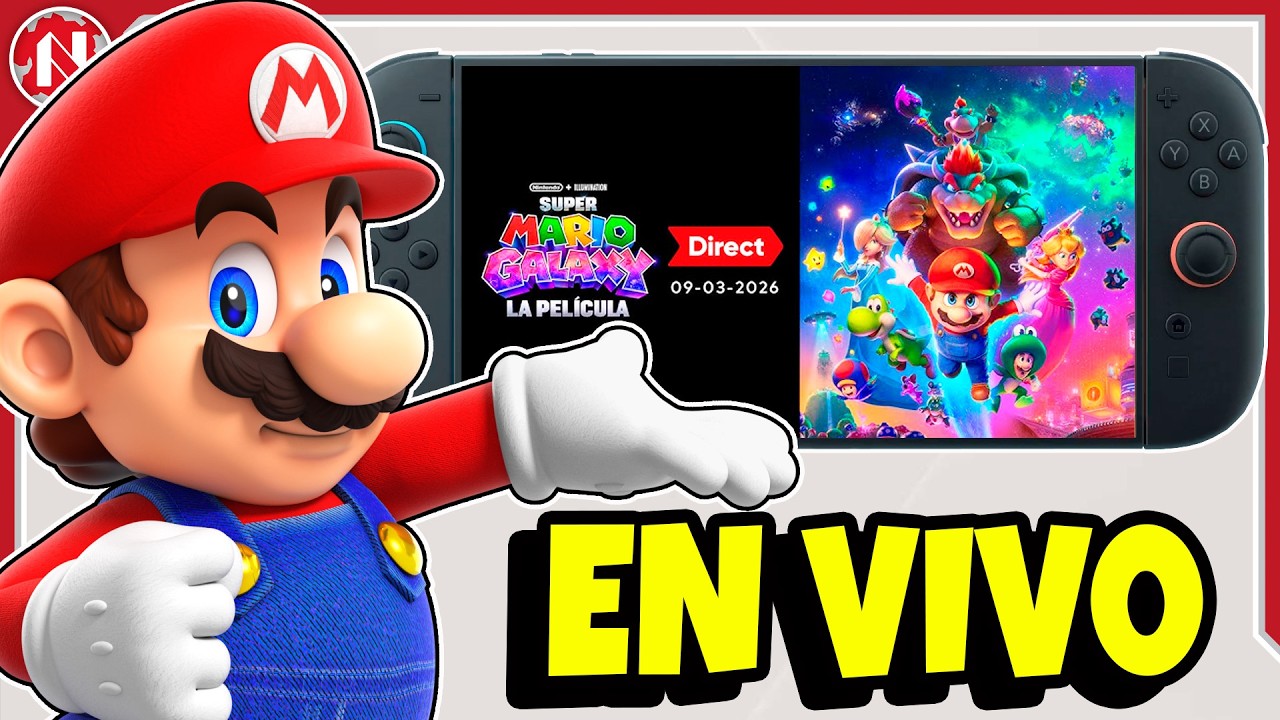 Nintendo Direct Mario Galaxy La Película 09/03/2026 🔴 EN VIVO 🔴