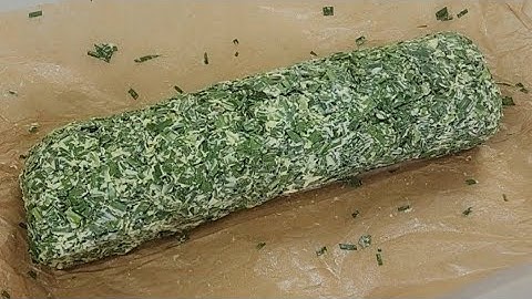 부추를 이렇게 만들어두고 드셔보세요!! 보관도 오래가고 맛있게 먹을수 있는 부추버터 Chives Butter