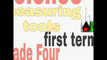 Science | primary  (4) | first term | lesson (1) Measuring tools | - PART 3