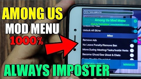 Among Us Mod Menu Android/iOS-Always Imposter - No Kill Cooldown - Among Us Hack