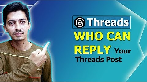 How to Check Who Can Reply Your Threads Post || Threads App 2023