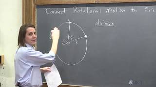PHYS 101 | Rotational Kinematics 7 - Rotational and Translational Quantitites screenshot 2