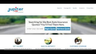 Jupiter Auto Insurance: Quote Flow