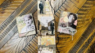 Craft With Me  Let’s Make A Pinterest Inspired Trifold Pocket Tim Holtz Style @timholtz