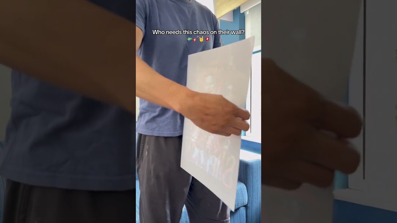 Slipknot chaos in 3D 🤘🔥 A true collectible for maggots. Who dares to hang this on their wall?