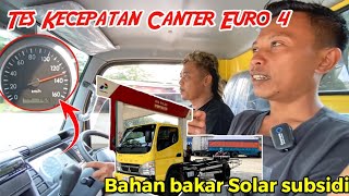 Wow Top Speed Canter Euro-4 Diisi Bahan Bakar Solar Subsidi Mantap !!!