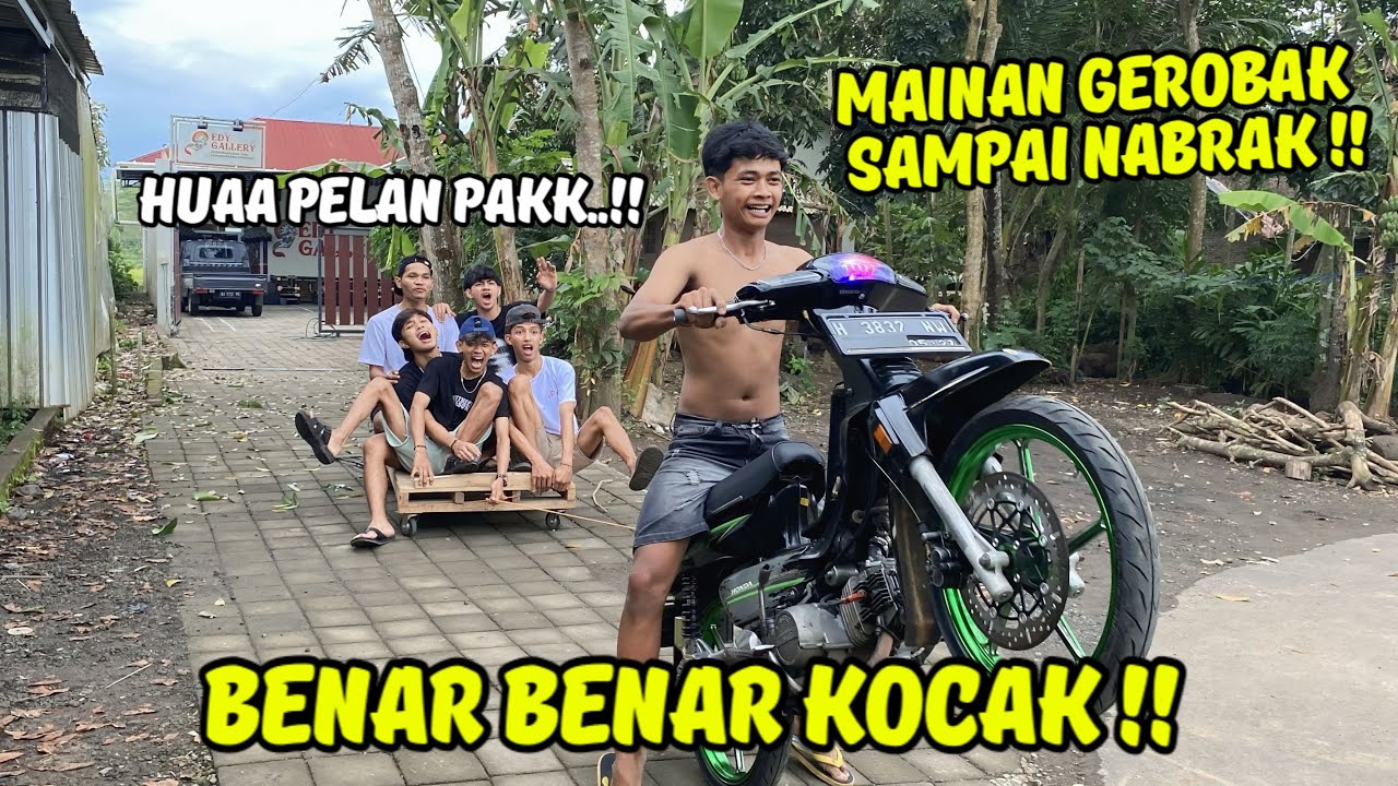 MAINAN GROBAK BUATAN SENDIRI !! RANDOM BANGET.