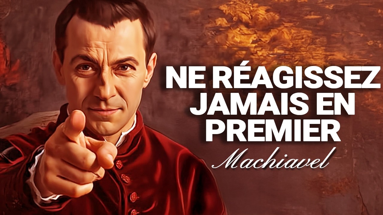 NE RÉAGIS JAMAIS EN PREMIER – LA RÈGLE DE MACHIAVEL POUR UN POUVOIR ABSOLU