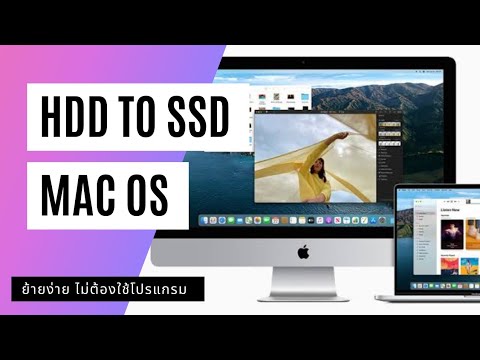 Mac OS ย้าย HDD ไป SSD โดยข้อมูลไม่สูญหาย ไม่ใช้โปรแกรมเสริม
