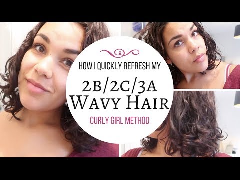 The Curly Girl Method And Devacurl Style Hair Cut Type 2b 2c 3a
