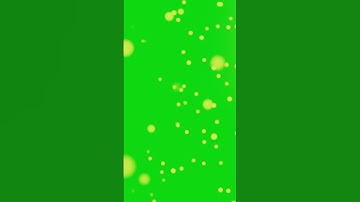 Glowing Bokeh Particles | Green Screen VFX | Motion Background 🎬 #greenscreen #glow  #shorts