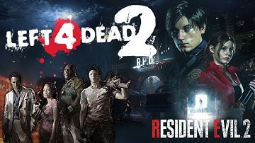 Left 4 Dead 2 Custom Map - Resident Evil 2 (Side A) by Roku - Part #2