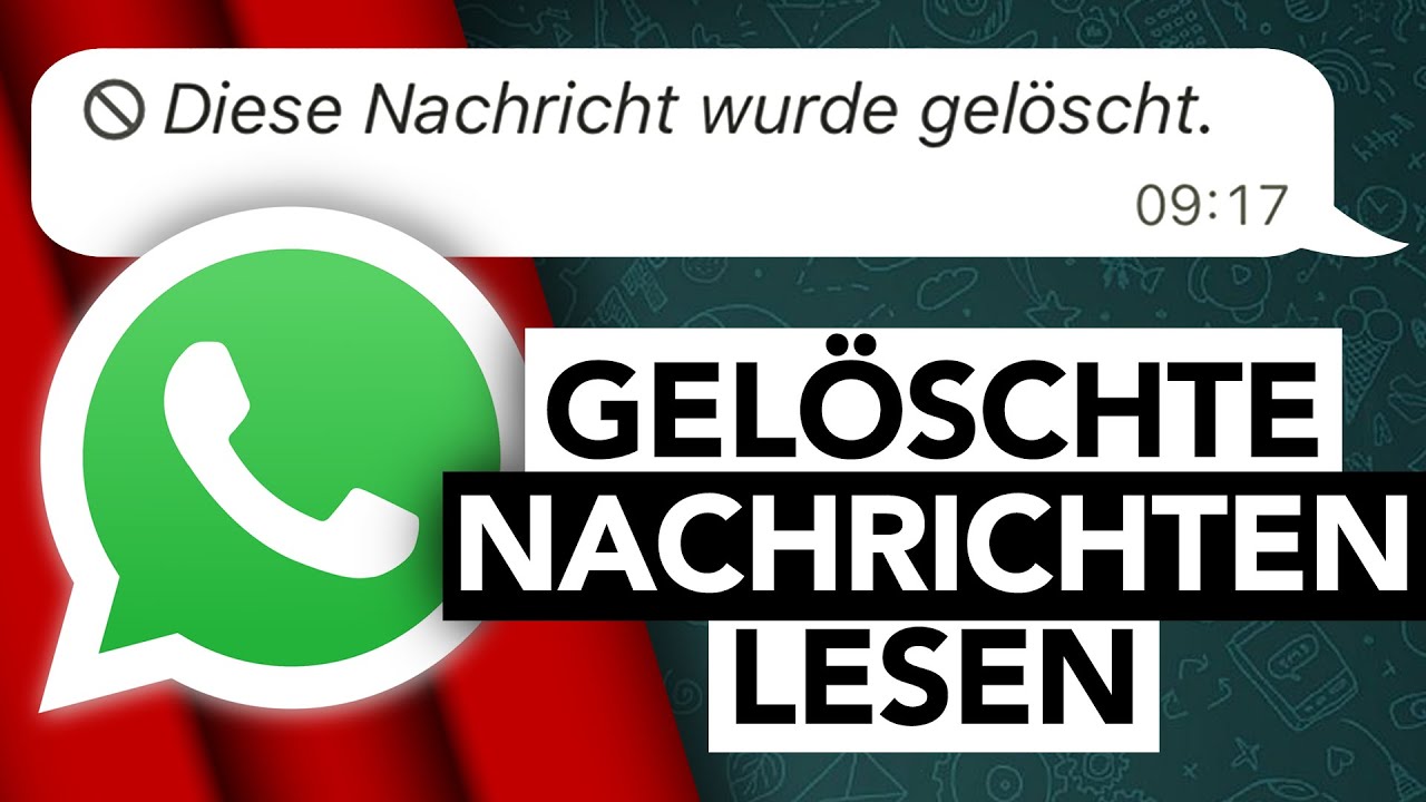 ⁣WhatsApp: GELÖSCHTE Nachrichten TROTZDEM lesen