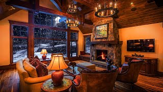 Fireplace and Blizzard Sounds for Sleep and Relaxation - Enjoy it with a Cup of Coffee by Nature and Relaxation 5,179 views 2 years ago 4 hours