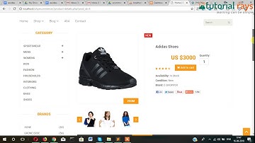PHP/MySql e-commerce website development part-17 | Tutorial Rays - By Umar Rahman