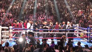 Canelo Alvarez vs Caleb Plant ring entrance Canelo live11/06