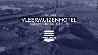 Willemen Infra bouwt hotel voor vleermuizen