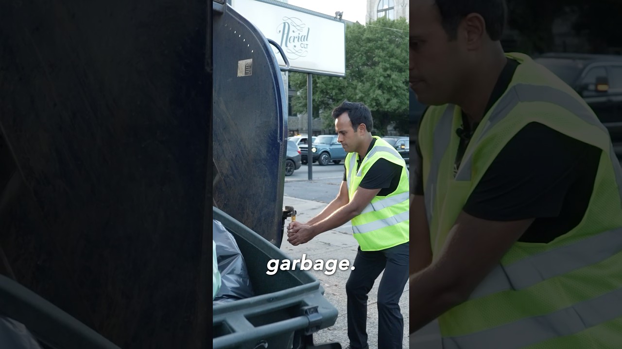 Trump, Vivek & Benny Drive GARBAGE TRUCKS