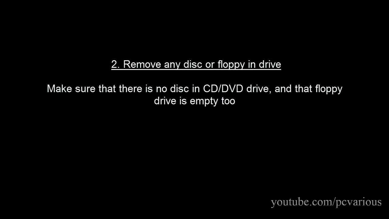 Non-system disk or disk error - 4 Possible Causes and ...