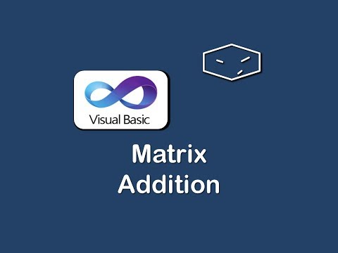 matrix addition in vb.net