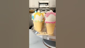 Making “Ice Cream” Cake Pops 🍭