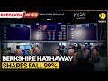 Breaking berkshire hathaway stock down 99 as nyse deals with technical issues  wion news