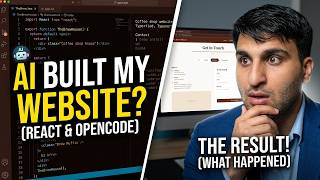 I Let AI Build My Entire React Website | Here's What Happened