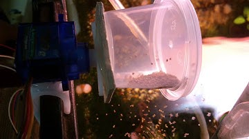 Arduino powered automatic fish food feeder update
