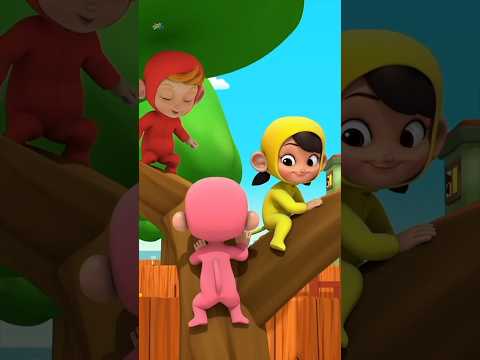 Five Little Monkeys #shorts #nurseryrhymes #kidssongs #preschool #boombuddies #trending