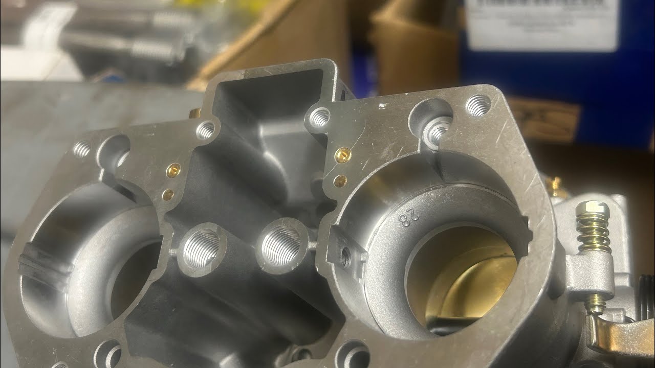 Port & Polish Dual Weber IDF clone carbs??  (just like your aftermarket big valves heads)… 🏎️🏁👌