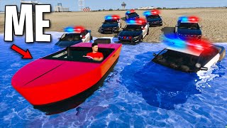 Trolling Cops with 1000HP Boat Car on GTA 5 RP