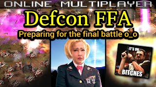 Defcon FFA  Super Weapon General  Pro Rules | C&C Generals Zero Hour | No Commentary