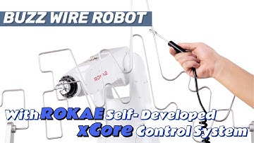 ROKAE Buzz Wire Robot with Self-Developed xCore Control System