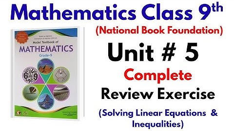 Class 9th | Review Exercise 5 | Federal Board | National Book Foundation | @iqrazahra269 