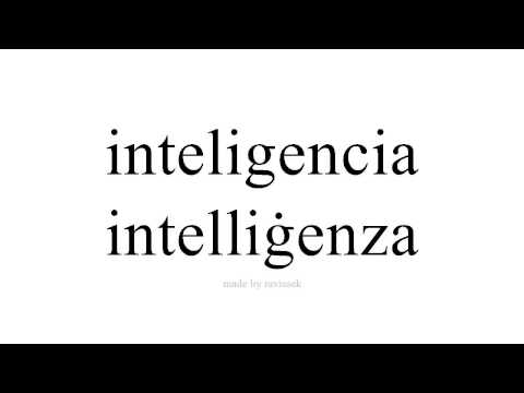 Tgħallem Spanjol   intelliġenza